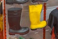 Rubber Safety Boots Royalty Free Stock Photo