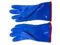 Rubber safety gloves