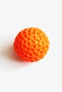 Rubber sensory ball of bright color Royalty Free Stock Photo