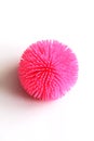 Rubber sensory ball of bright color Royalty Free Stock Photo