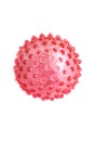 Rubber sensory ball of bright color Royalty Free Stock Photo