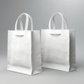 Rubber Shopping Bags: Stylish Zbrush Design On Grey Background