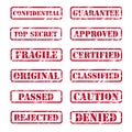 Rubber stamp Royalty Free Stock Photo