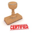 Rubber stamp - certified