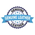 Rubber stamp with Genuine Leather concept