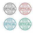 Rubber stamp official icon Royalty Free Stock Photo
