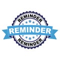 Rubber stamp with Reminder concept Royalty Free Stock Photo