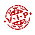 Rubber Stamp Seal - Vip - Very Important Person Royalty Free Stock Photo