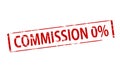 Commission zero percent Royalty Free Stock Photo