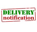 Delivery notification Royalty Free Stock Photo