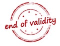 End of validity