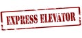 Express elevator Royalty Free Stock Photo