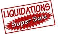 Liquidations super sale Royalty Free Stock Photo