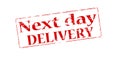 Next day delivery Royalty Free Stock Photo