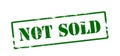 Not sold Royalty Free Stock Photo