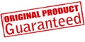 Original product guaranteed