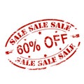 Sale sixty percent off