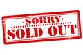 Sorry sold out Royalty Free Stock Photo