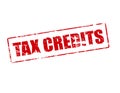 Tax credits Royalty Free Stock Photo