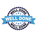 Rubber stamp with Well Done concept Royalty Free Stock Photo