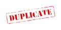 Duplicate Royalty Free Stock Photo