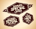 Rubber stamps imprints - summer special offer, etc