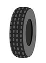 Rubber tyre clip art illustration vector isolated