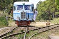 Rubber-tyred Michelin Train in Madagascar