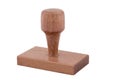 Rubber wooden stamp Royalty Free Stock Photo