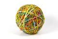 Rubberband Ball Royalty Free Stock Photo