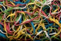 Rubberbands background Royalty Free Stock Photo