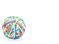 Rubberbands Ball Royalty Free Stock Photo