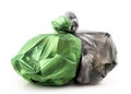 Rubbish bags isolated Royalty Free Stock Photo
