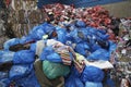 Rubbish Bags At Recycling Plant