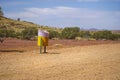 rubbish bins provided to keep Australia clean Royalty Free Stock Photo