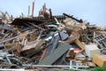 Rubbish dump wood Royalty Free Stock Photo