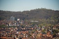 Rubble Hill (Birkenkopf) for Panoramic Views of Stuttgart, Germany Royalty Free Stock Photo
