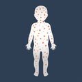 Rubella German Measles logo icon design