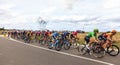 Lotte Kopecky in Green Jersey - Le Tour de France femmes 2022 Royalty Free Stock Photo