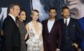 Ruben Fleischer, Riz Ahmed, Jenny Slate, Tom Hardy and Michelle Williams Royalty Free Stock Photo