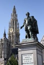 Rubens statue in Antwerp