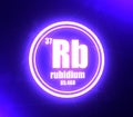 Rubidium chemical element.