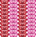 Rubies leaves seamless texture vector