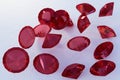 Rubies Royalty Free Stock Photo