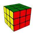 Rubik cube Royalty Free Stock Photo