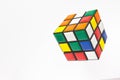 Rubik cube bright colors. Royalty Free Stock Photo