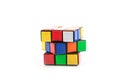 Rubik Cube isolated on white background Royalty Free Stock Photo