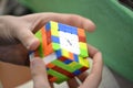 Speedcubing competition in the city of Madrid, in Spain