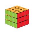 Rubik\'s cube puzzle icon