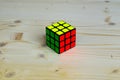 Rubik`s cube solved Royalty Free Stock Photo